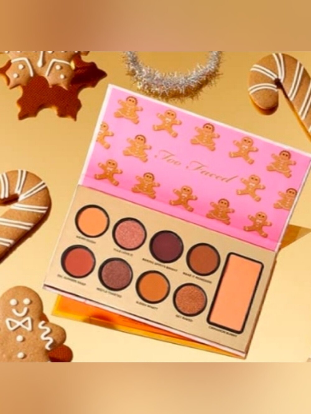 Too Faced Pink Gingerbread Warm Neutral Eyeshadow & Blush Palette